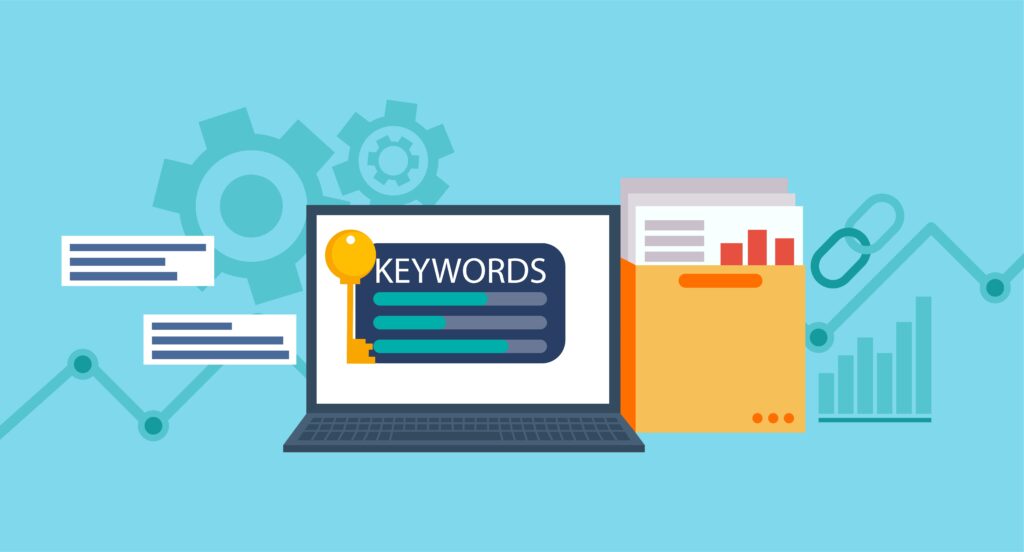 Detailed infographic on keyword optimization strategies for Shopify stores
