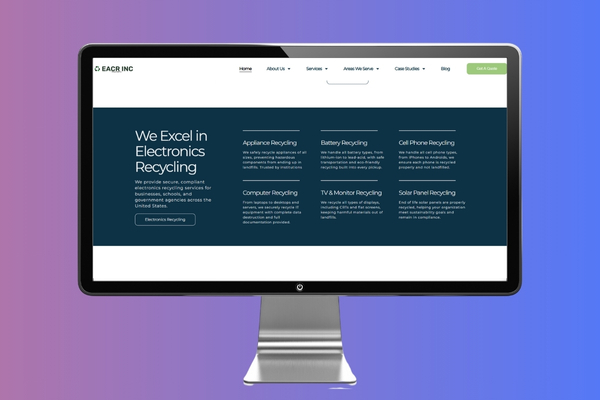 web design example page