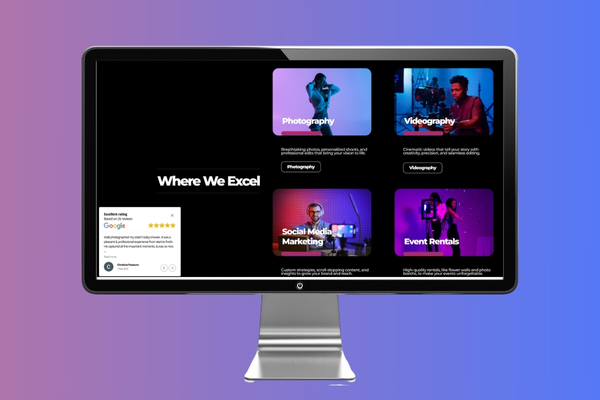 home page design