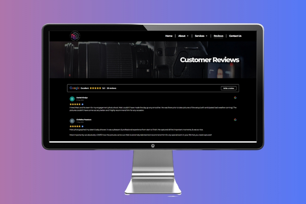 google review integration screenshot