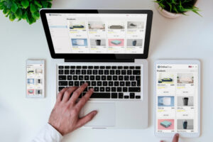website being shown on every device