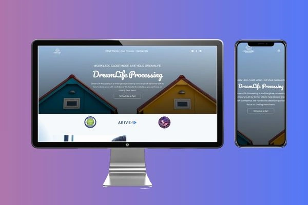 dreamlife mortgage web design