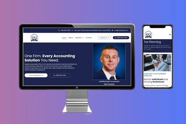 roszak cpa website design